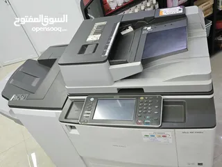  12 ماكنة Ricoh MP 7502 sp للبيع مستعمل خفيف خالية من اي عيوب ( شغل دعك ) ارقى واقوى طابعة وماكنة تصوير