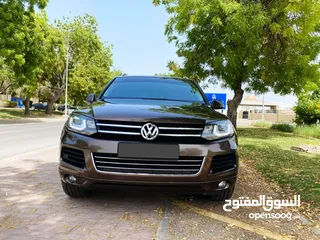  1 Touareg V6 4WD 2014 Oman agency first owner