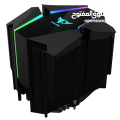  2 HuntKey MVP 620i Dual Tower CPU Cooler RGB / مروحة تبريد مع إضاءة