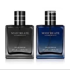  2 55ml Eau De Parfum For Men, Refreshing And Long Lasting Fragrance, Cologne Perfume For Dating