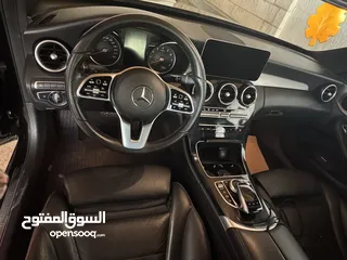  6 مرسيدس C200 2019 لون اسود بحالة الوكالة Premium condition