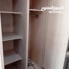  7 تخت بيبي مع خزانة ضرفتين خشب سويد