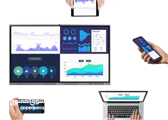  6 شاشة تفاعلية تعليمية قياس 86 انش ماركة DSS Touch  وباحدث المواصفات
