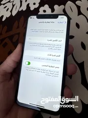  1 ايفون اكس مبدل بطاريه وشاشه اصليات