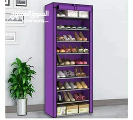  4  خزانة أحذية مصنوعة من القماش لتنظيم الأحذية واستغلال المساحات
