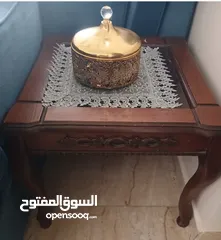  3 طاولة وسط مع طاولتين جانبيات