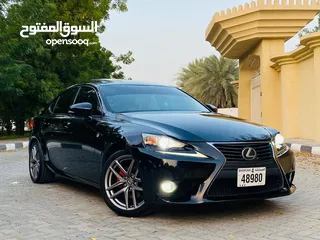  1 2015 Lexus is250 F Sport Full options US specs