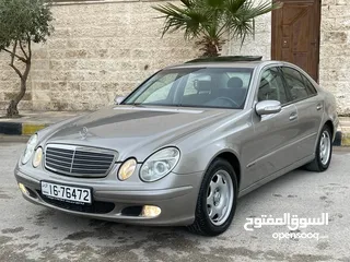  13 مرسيدس E200 موديل 2004 فل فحص كامل بحالة الوكالة