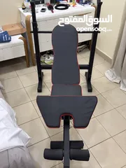  5 كرسي لرفع الاثقال شبه جديد