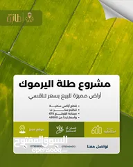  3 أرض مميزة للبيع على شارعين بإطلالة رائعة