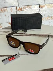  4 نظارات شمسيه ماركة Ray-Ban متوفر خدمه توصيل