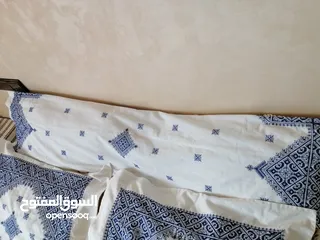  4 تغطية السرير (الطرز الفاسي) مغربية أصيلة