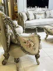  16 طقم كنب New classic فاخر ومميز جداً 7مقاعد مع طربيزة الوسط