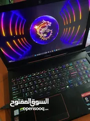  4 MSI RAIDER GE63 RGB 9SE Rtx 2060-32gb ram-Core i7 gaming laptop لابتوب جيمنغ قوي جداً