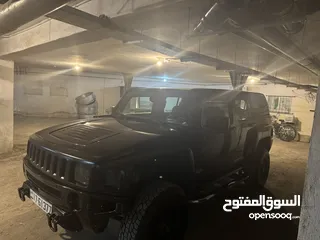  7 سياره همر H3 لون اسود موديل 2008 فحص كامل  فل كامل  3700cc ترخيص وتنازل منخفض مقسطه عالبنك او كاش