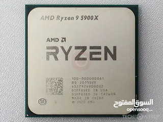  1 معالج Ryzen  amd r9 5900x