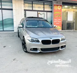  1 BMW520i f10 سيارة  للبيع  موديل 2014 بسبب التبديل