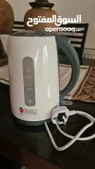  3 غلاية مي كهربا black & decker
