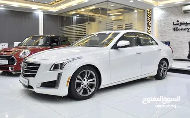  1 Cadillac CTS 3.6 ( 2016 Model ) in White Color GCC Specs