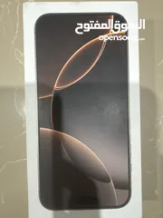  1 iPhone 16 pro max eSIM جديد بالكرتونة