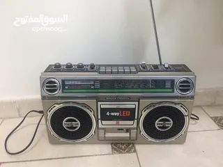  3 راديو كاسيت ناشيونال باناسونيك الأصلي
