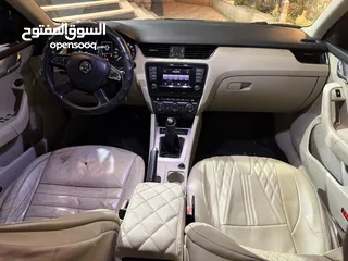  19 سكودا اوكتافيا 2013 جير عادي ترخيص وتامين شامل اضافات فل فحص بالورقة جديدة كلياً