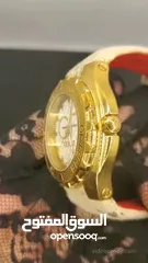  12 ساعة يد نسائية من جيانفرانكو فيري مطلية بالذهب ستانلس ستيل/Gianfranco Ferre Gold Plated