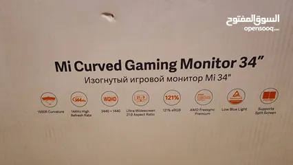  5 xiaomi mi Curved 34 inch VA panel  ultrawide curved monitor 144hz