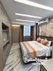  2 Bousher Al Maha Luxurious duplex apartment newly furnished  بوشر المها شقه دوبليكس غرفتين وصاله