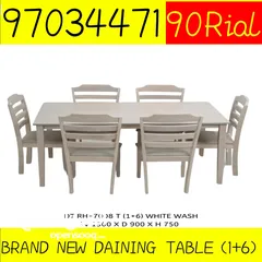  3 Brand new Daining table 1+6chair malaysia