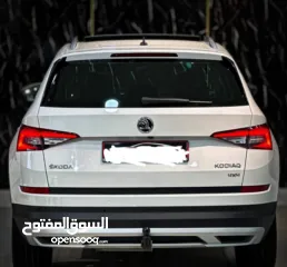  6 سكودا كودياك ترخيص 2019 مختم بالكامل فل الفل مع فتحة سقف بانوراما