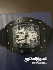 6 ساعة Olmeca رجالية – تصميم Richard Mille – شبه جديدة