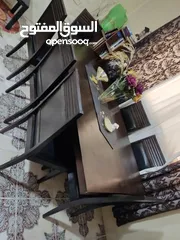  1 للبيع: طقم سفرة ماليزي فاخر 8 كراسي بحالة الجديد!