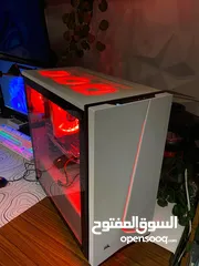  19 كمبيوتر ألعاب مكتبي – i5 / كرت GTX1060 6GB / رام 16GB / تخزين SSD+HDD / كيس CORSAIR RGB