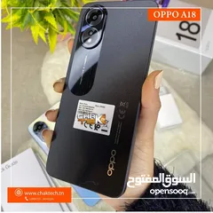 6 جهاز مستعمل ايام بالكرتونة oppo  A18 رام 8 جيجا 128 مكفول بالشركة متوفر توصيل
