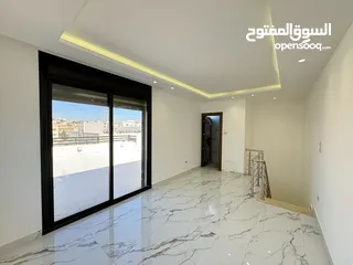  4 شقق أخير مع الروف للبيع مميزة جدآ في البنيات طريق المطار جامعة البترا مساحة 280 م2 من المالك مباشرة