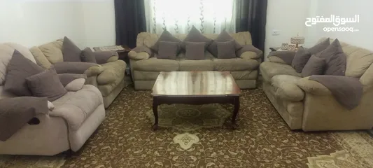  4 سفره ثلاث قطع مع طقم كنب الدب