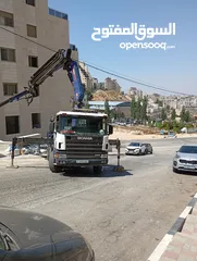  5 شاحنه سكانيا مديل 2003 ضبل حي  رافعه من نوع bm 385.5 مديا 2010