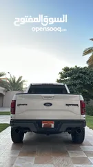  4 فورد F-150 رابتر 2017 (لون أبيض) خليجي  Ford F-150 Raptor 2017 (White color)