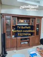  5 TV Buffett like new from home center