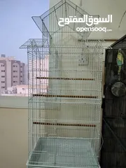  5 bird cage with stand