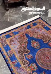  9 سجادة حريرية إيرانية يدوية فاخرة – صناعة  قم  الأصلية