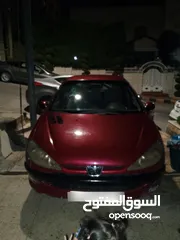  10 بيجو 206 موديل 2004 اتوماتيك غير مرخصه الترخيص عند البيع  للتواصل عبر الواتس اب فقط
