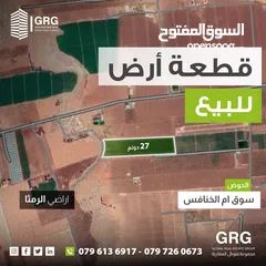 1 ارض للبيع - الرمثا - سوق ام الخنافس