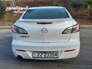  7 مازدا 3 زوووم موديل 2013 فل كامل مع الفتحه بأعلى صنف ومواصفات من فئتها  MAZDA 3 ZOOM MODEL 2013