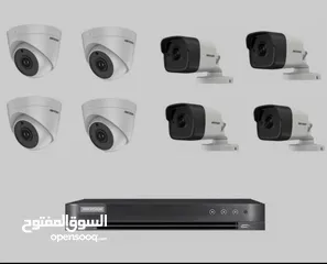  10 كاميرات 2 ميجا بكسل هايكفجن عدد 8   أبتداء من 209.00   شامل التركيب وكفالة الشركة الرسمية HI