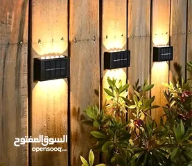  2 إضاءات شمسيه   4 حبات soler lights  4 Pcs