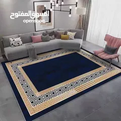  3 سجاد 3D مودرن مانع للانزلاق حجم كبير