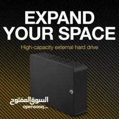  1 Seagate Expansion  4 TB Desktop Hard Drive - External - Black - Desktop PC, MAC