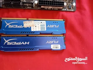  2 كرت شاشة GTX1070ti مع حبتين رام كلو شغال